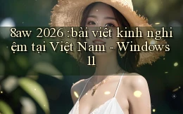 8aw 2026 bài viết kinh nghiệm tại Việt Nam   Windows 11