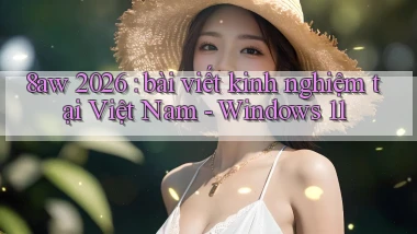 8aw 2026 bài viết kinh nghiệm tại Việt Nam   Windows 11