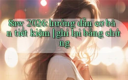8aw 2026 hướng dẫn cơ bản tiết kiệm ghi lại bằng chứng