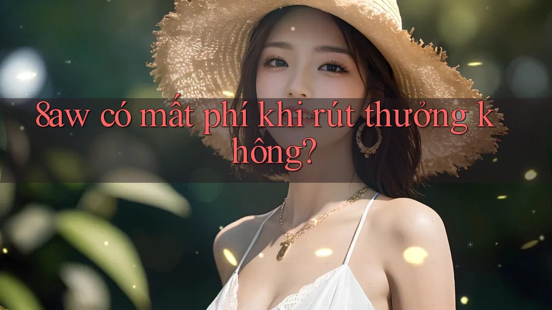 8aw có mất phí khi rút thưởng không?