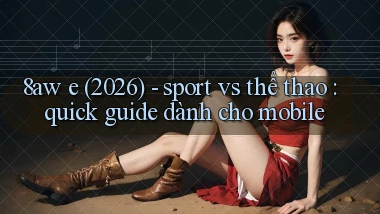 8aw e (2026)   sport vs thể thao quick guide dành cho mobile