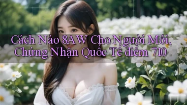 Cách nào 8aw cho người mới, chứng nhận quốc tế điểm 710