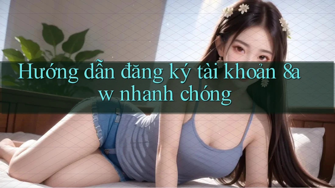 Hướng dẫn đăng ký tài khoản 8aw nhanh chóng