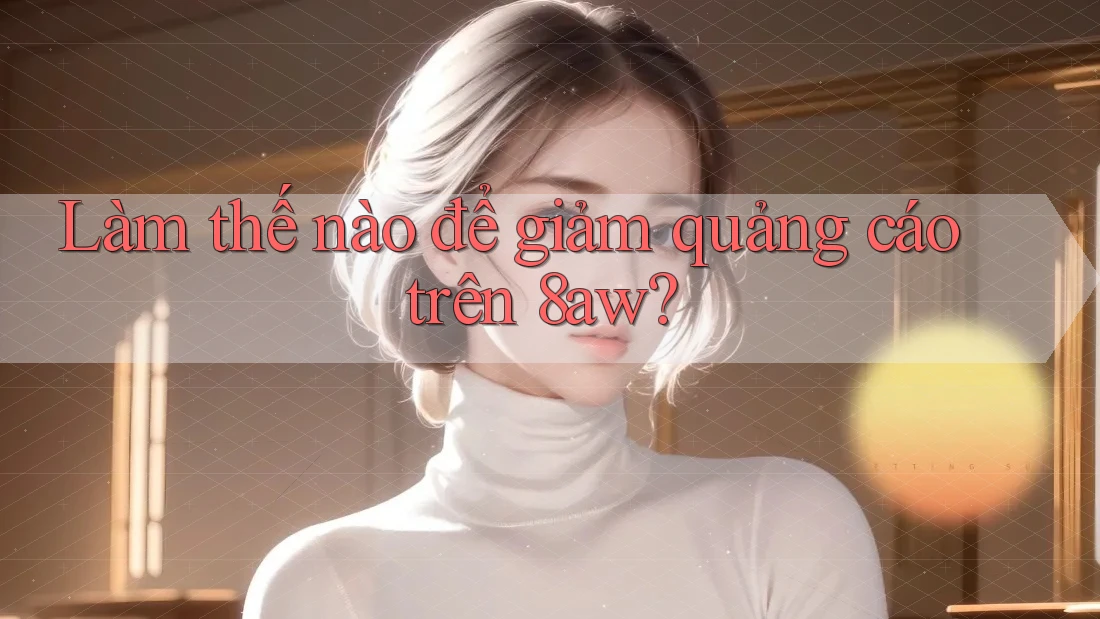 Làm thế nào để giảm quảng cáo trên 8aw?
