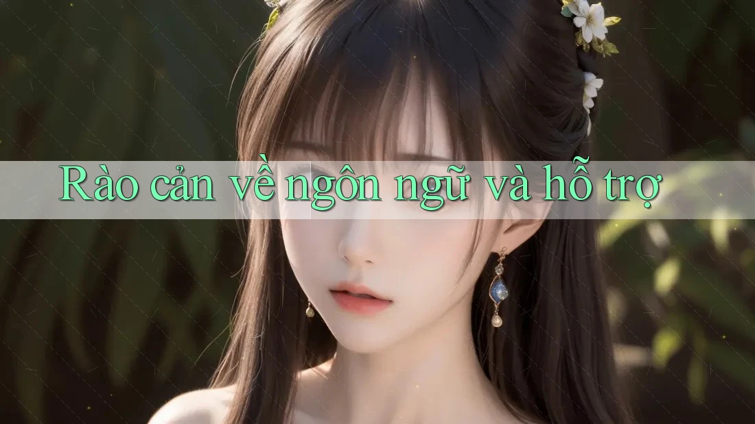 Rào cản về ngôn ngữ và hỗ trợ Rào cản về ngôn ngữ và hỗ trợ