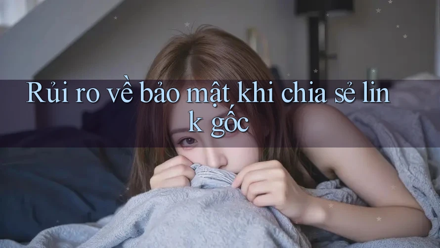 Rủi ro về bảo mật khi chia sẻ link gốc Rủi ro về bảo mật khi chia sẻ link gốc