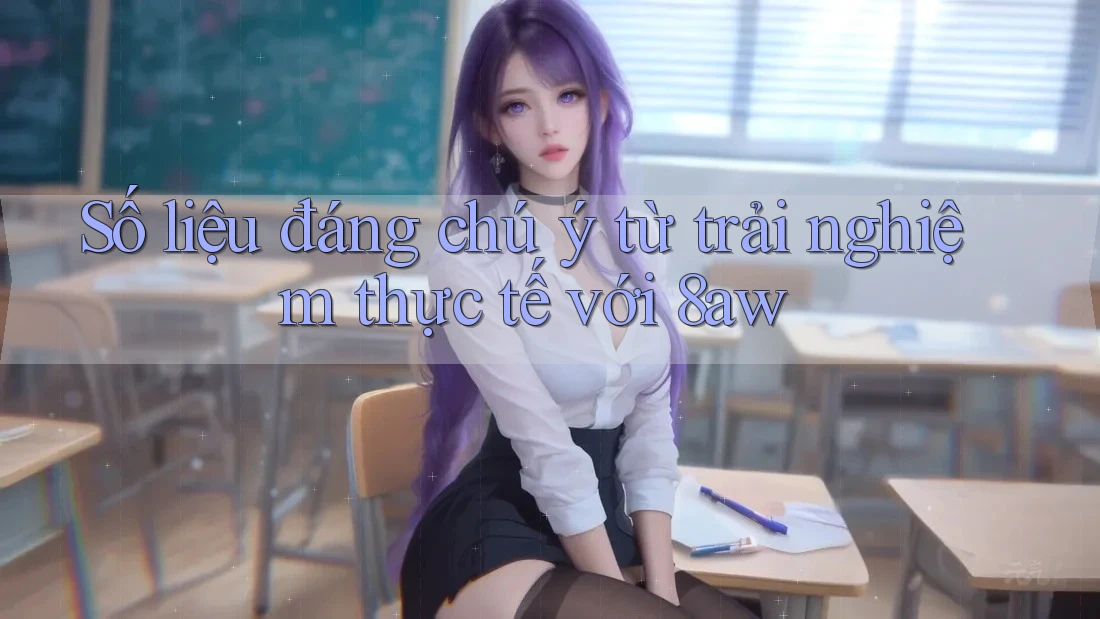 Số liệu đáng chú ý từ trải nghiệm thực tế với 8aw Số liệu đáng chú ý từ trải nghiệm thực tế với 8aw