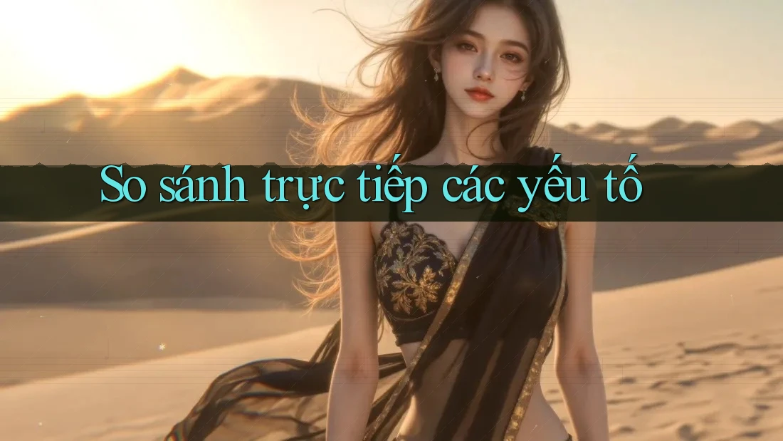 So sánh trực tiếp các yếu tố So sánh trực tiếp các yếu tố