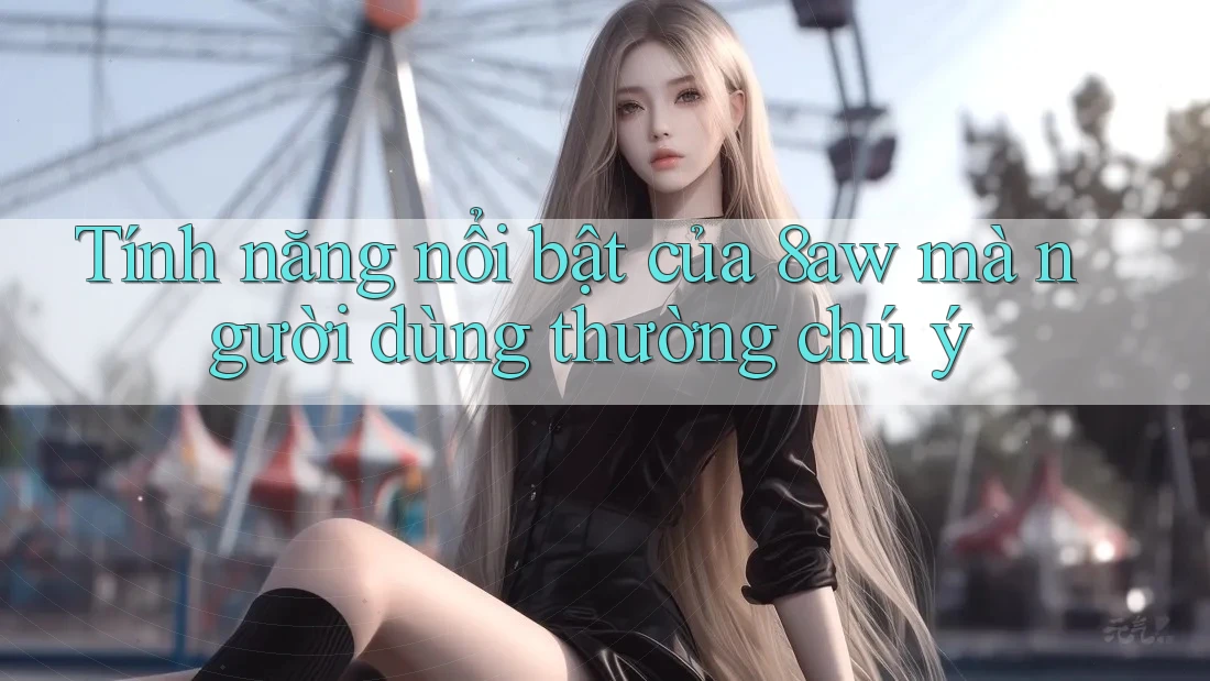 Tính năng nổi bật của 8aw mà người dùng thường chú ý Tính năng nổi bật của 8aw mà người dùng thường chú ý