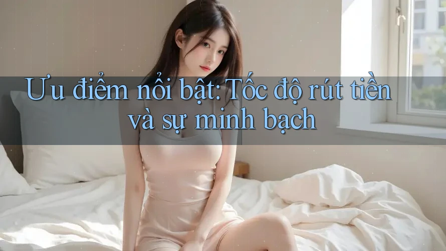 Ưu điểm nổi bật: Tốc độ rút tiền và sự minh bạch Ưu điểm nổi bật: Tốc độ rút tiền và sự minh bạch