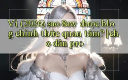 Vì (2026) sao 8aw được blog chính thức quan tâm cho dân pro