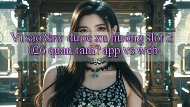 Vì sao 8aw được xu hướng slot 2026 quan tâm app vs web