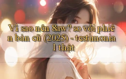 Vì sao nên 8aw so với phiên bản cũ (2025)   testimonial thật
